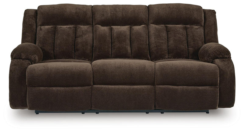Greely Bend Power Reclining Sofa with Drop Down Table