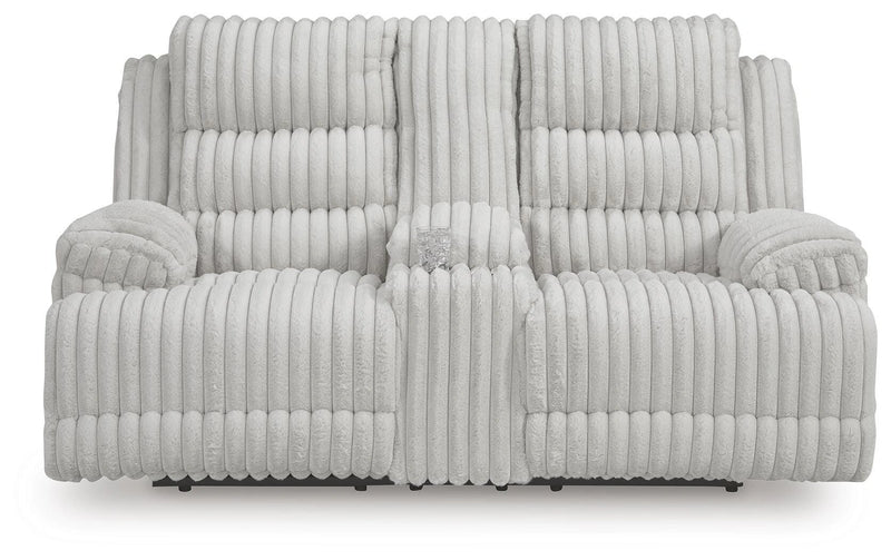 Technique Power Reclining Loveseat with Console