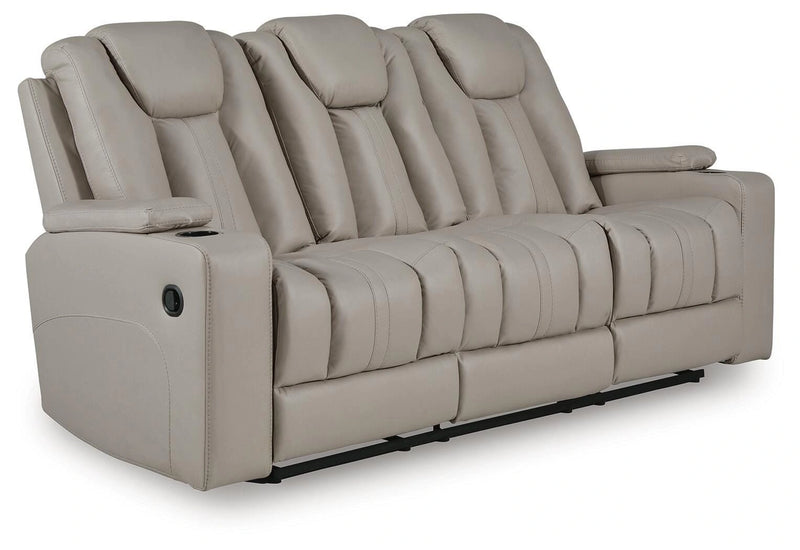 Next Move Reclining Sofa with Drop Down Table