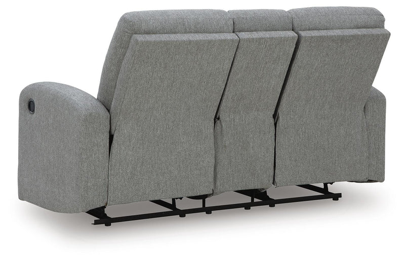 Moreau Place Reclining Loveseat with Console