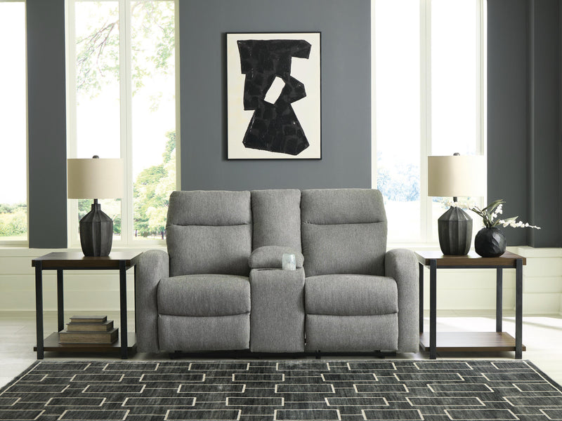 Moreau Place Reclining Loveseat with Console