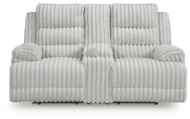 Technique Power Reclining Loveseat with Console
