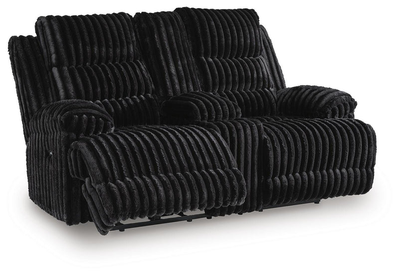 Technique Power Reclining Loveseat with Console