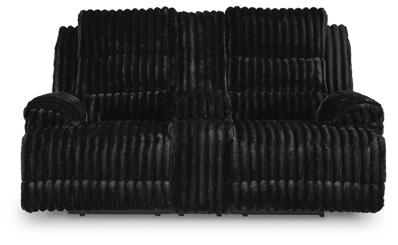 Technique Power Reclining Loveseat with Console