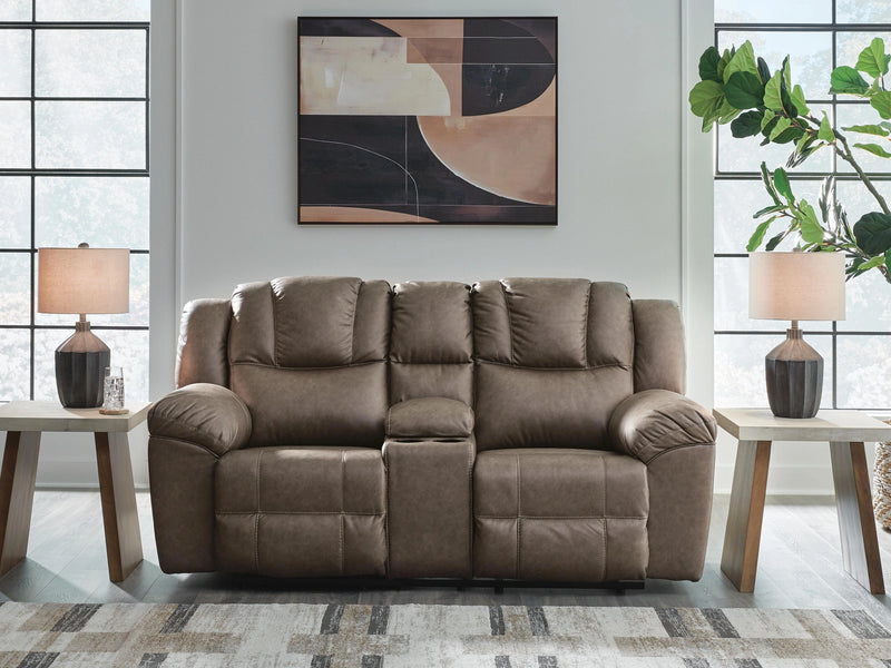 Knoxlee Reclining Loveseat with Console