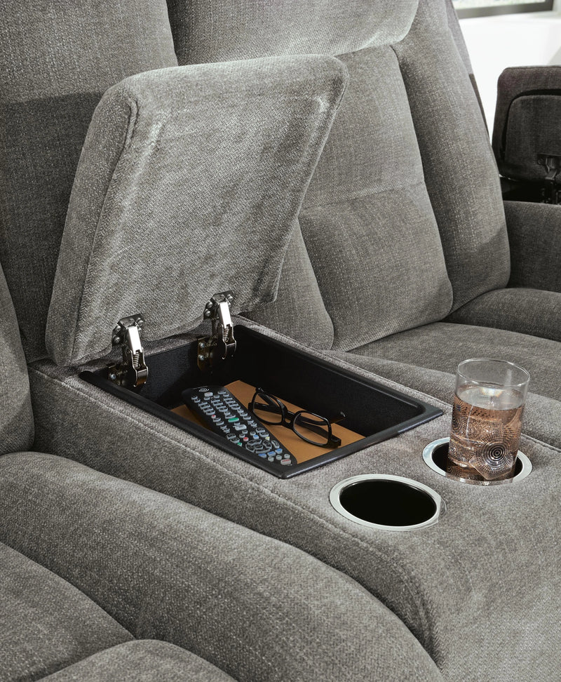 Ultimax Power Reclining Loveseat with Console