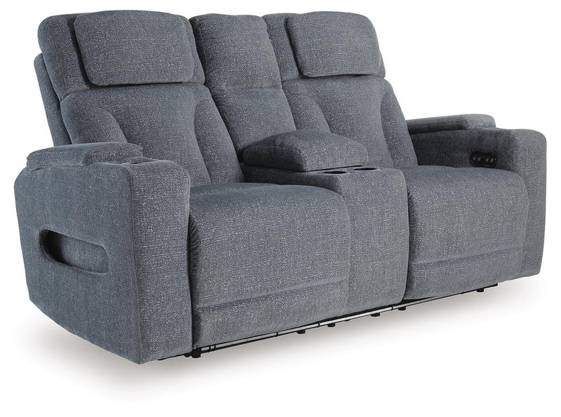 Forest Lake Power Reclining Loveseat with Console