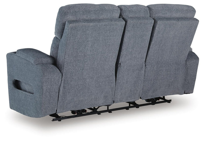 Forest Lake Power Reclining Loveseat with Console