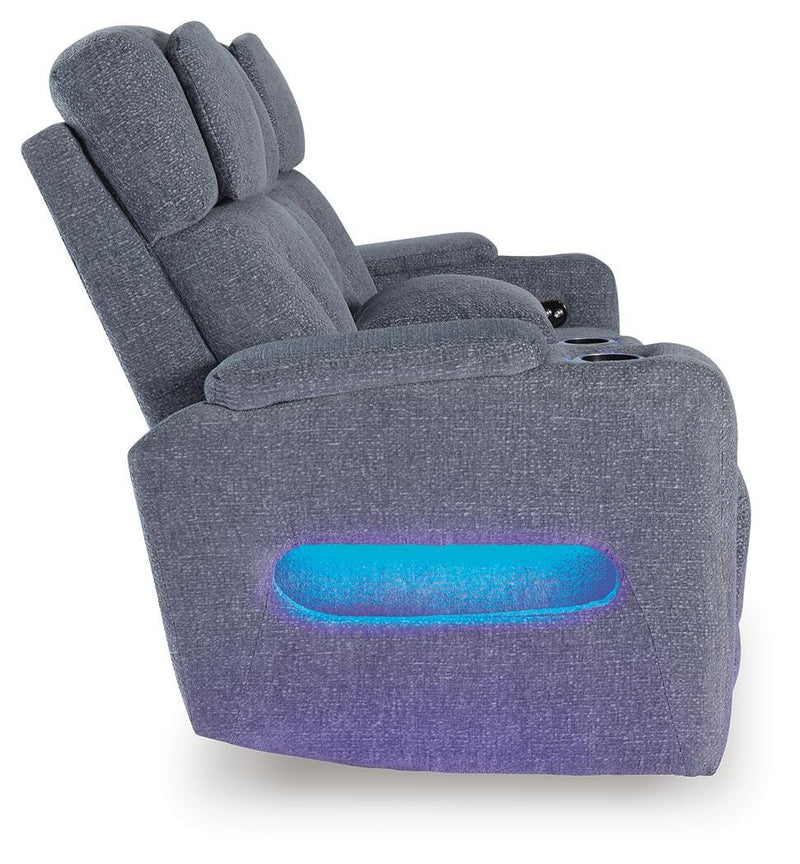 Forest Lake Power Reclining Loveseat with Console