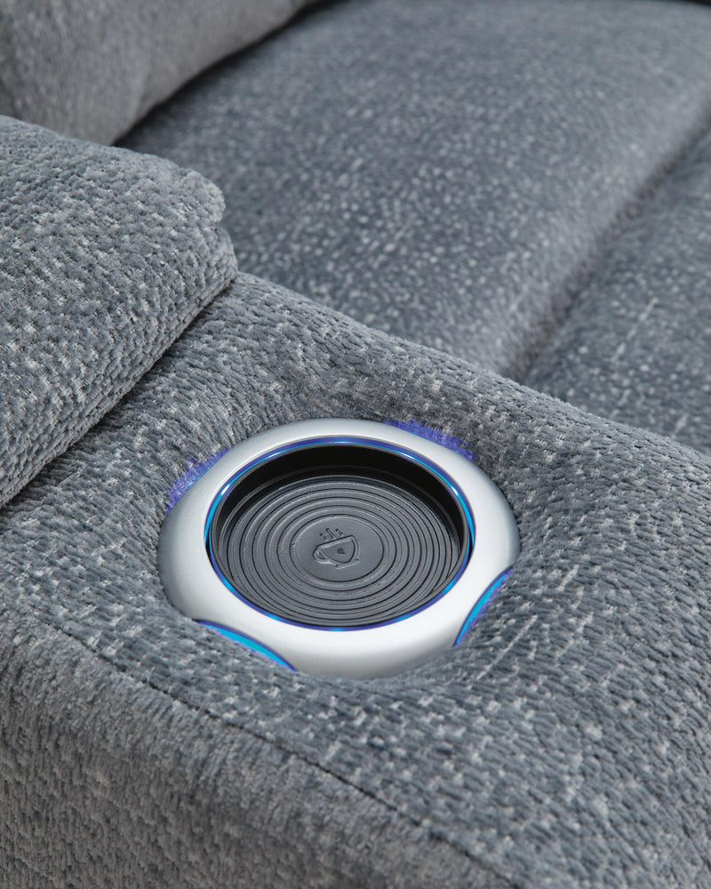 Forest Lake Power Reclining Loveseat with Console
