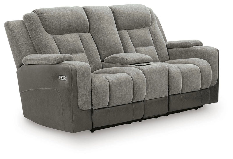 Ultimax Power Reclining Loveseat with Console
