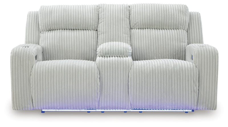 TwinBrooke Power Reclining Loveseat with Console