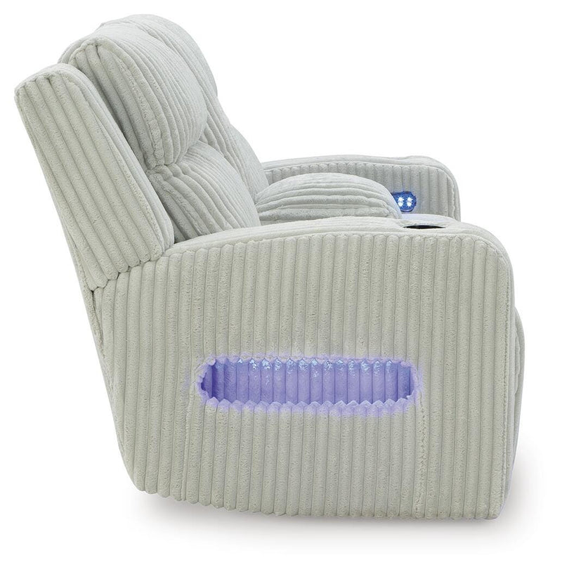 TwinBrooke Power Reclining Loveseat with Console