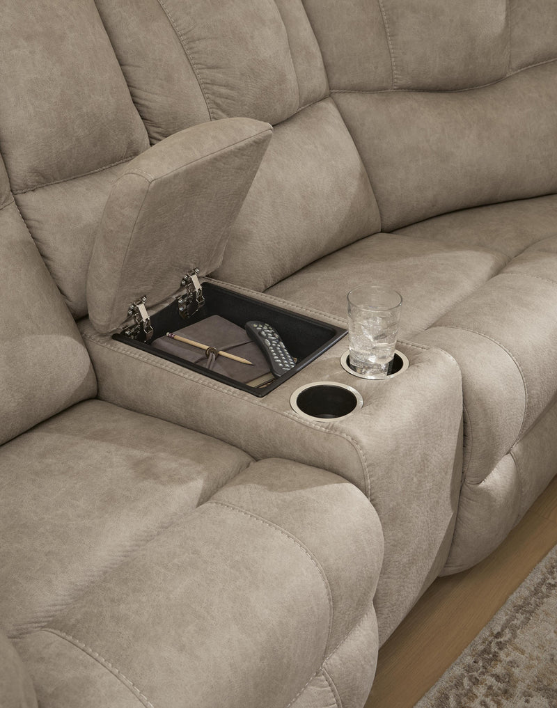 Ravenswaye Reclining Sectional with Double Console