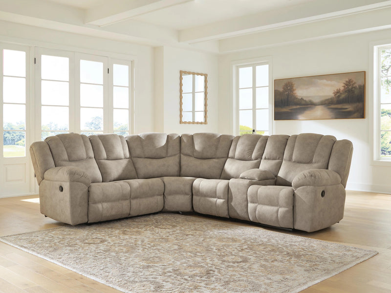 Ravenswaye Reclining Sectional with Console