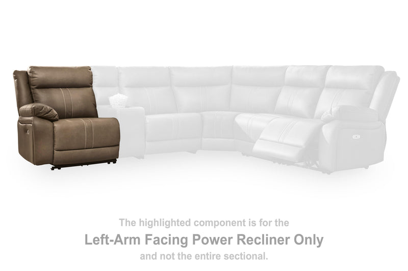 Max-Media Power Reclining Sectional