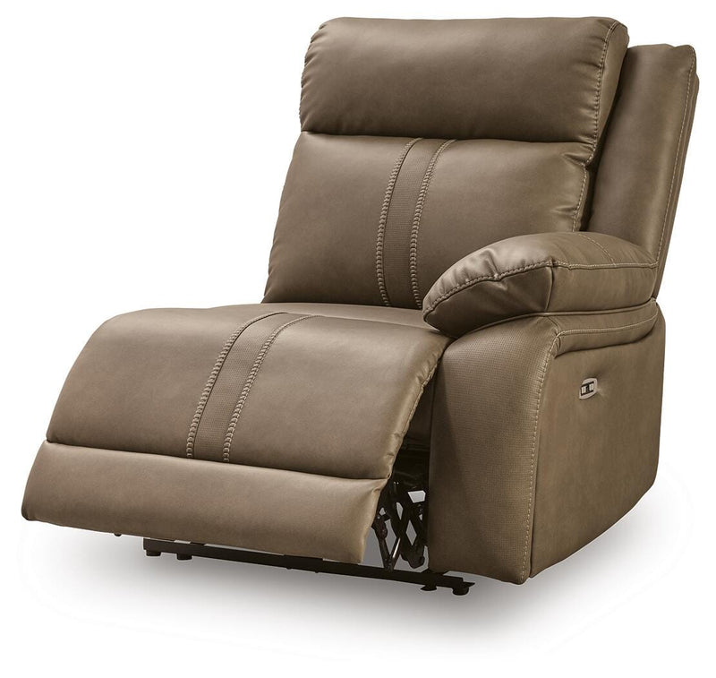 Max-Media Power Reclining Sectional Loveseat