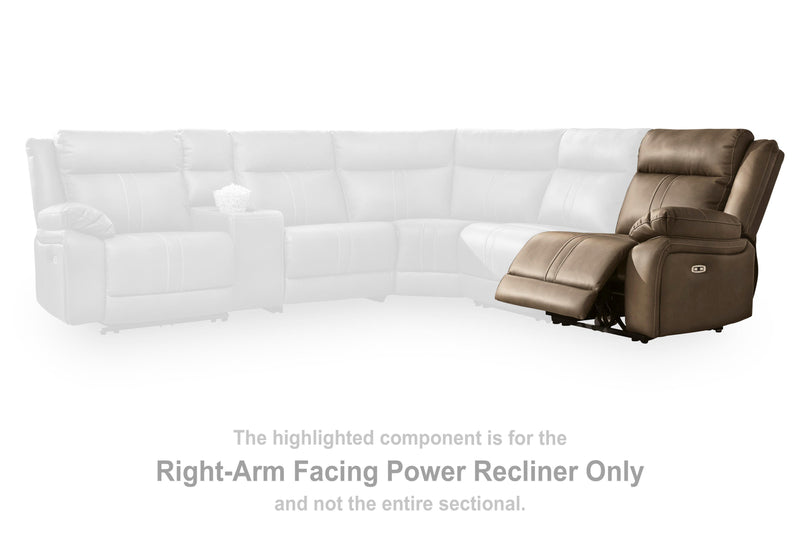 Max-Media Power Reclining Sectional