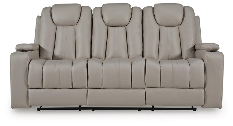 Next Move Reclining Sofa with Drop Down Table