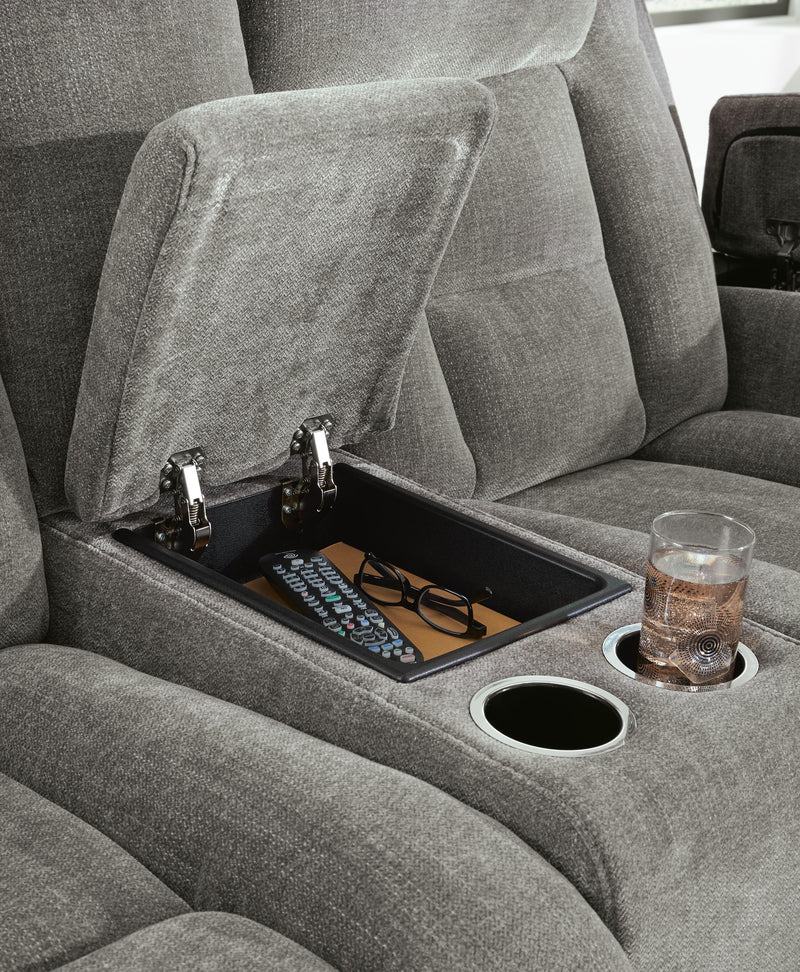 Ultimax Power Reclining Loveseat with Console