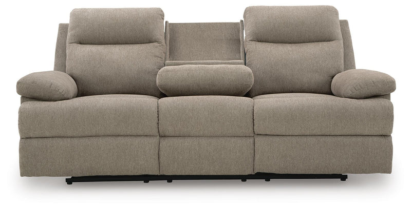 Tarrant Reclining Sofa with Drop Down Table