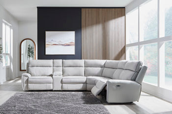 Grafton Pike Reclining Sectional with Storage Console