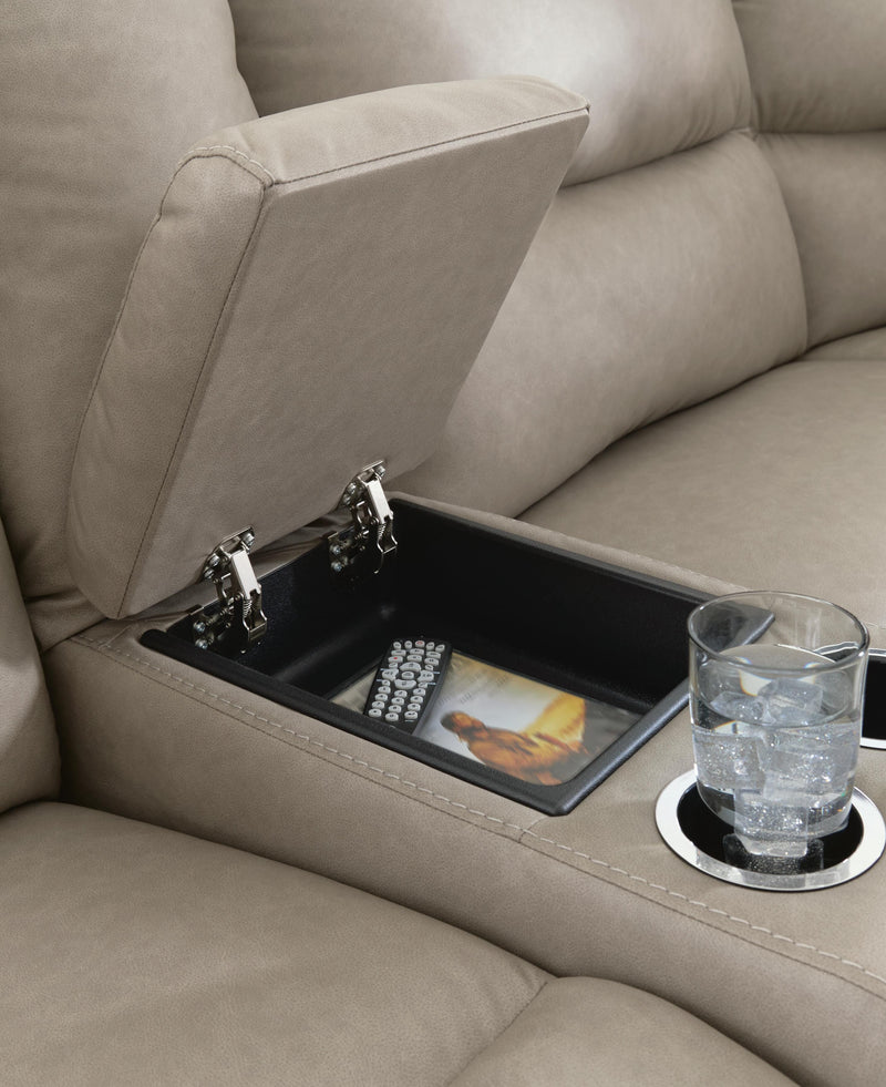 Brannigan Reclining Sectional with Storage Console