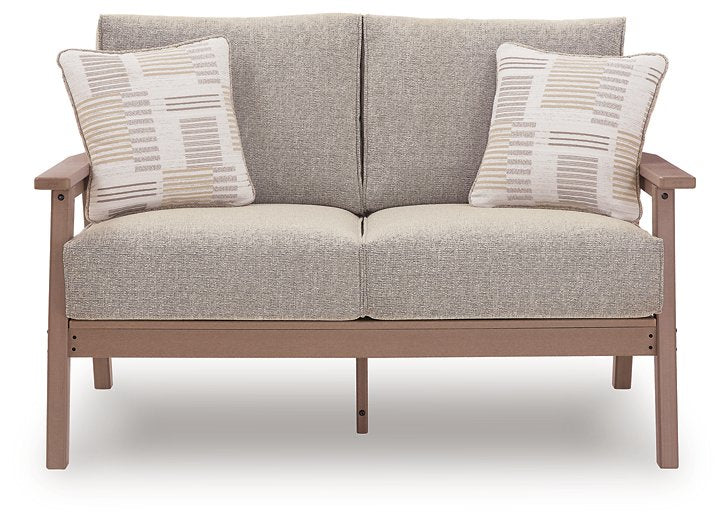 Cliffs Beach Outdoor Loveseat with Cushion