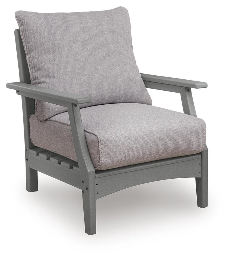 Lone View Bay Outdoor Lounge Chair with Cushion