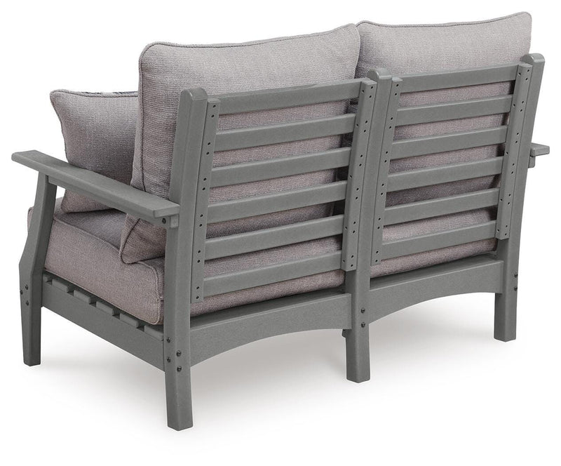 Lone View Bay Outdoor Loveseat with Cushion