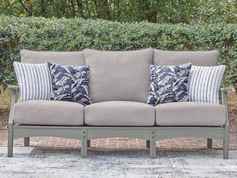 Lone View Bay Outdoor Sofa with Cushion