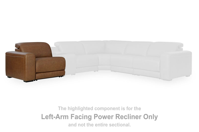Rally-Up Power Reclining Sectional Loveseat with Console