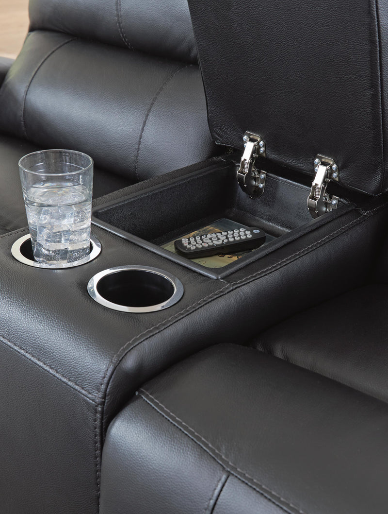 Danemere Reclining Loveseat with Console