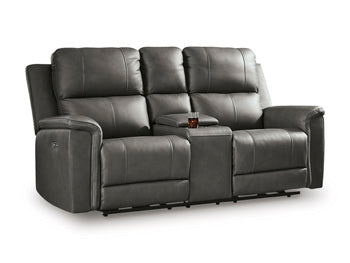 Beryton Power Reclining Loveseat with Console
