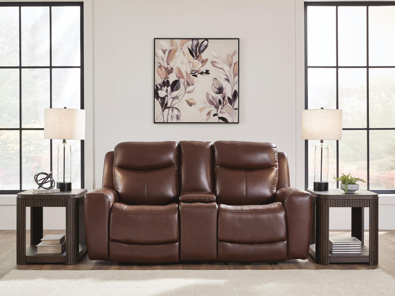 Momentum Moves Power Reclining Loveseat with Console