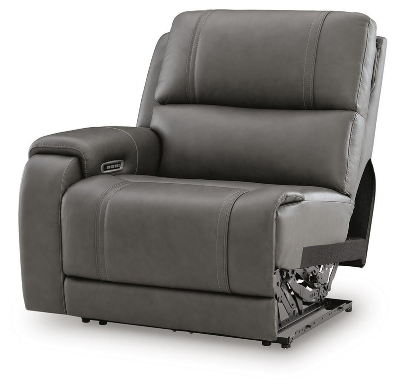 5Z-Harrenhurst Power Reclining Sectional Loveseat with Console
