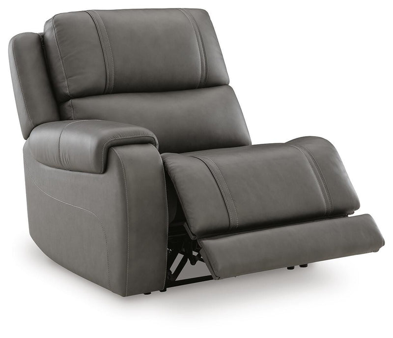 5Z-Harrenhurst Power Sectional Reclining Sofa