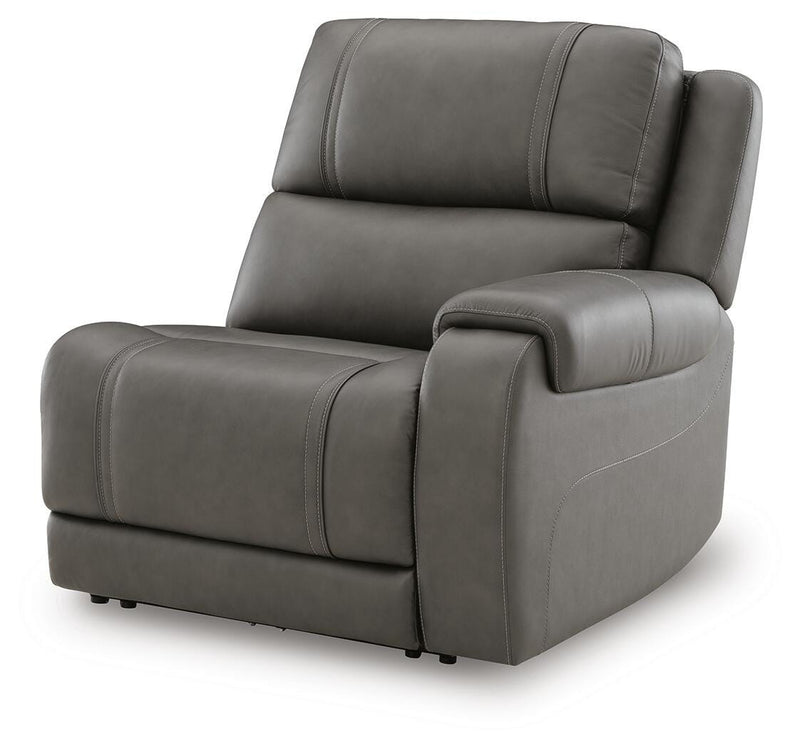 5Z-Harrenhurst Power Reclining Sectional Loveseat with Console