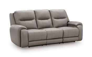 Trendsetter Power Reclining Sofa with Audio Seating