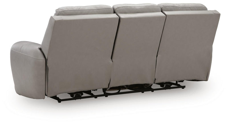 Trendsetter Power Reclining Sofa with Audio Seating