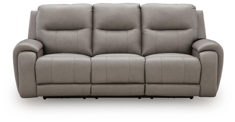 Trendsetter Power Reclining Sofa with Audio Seating