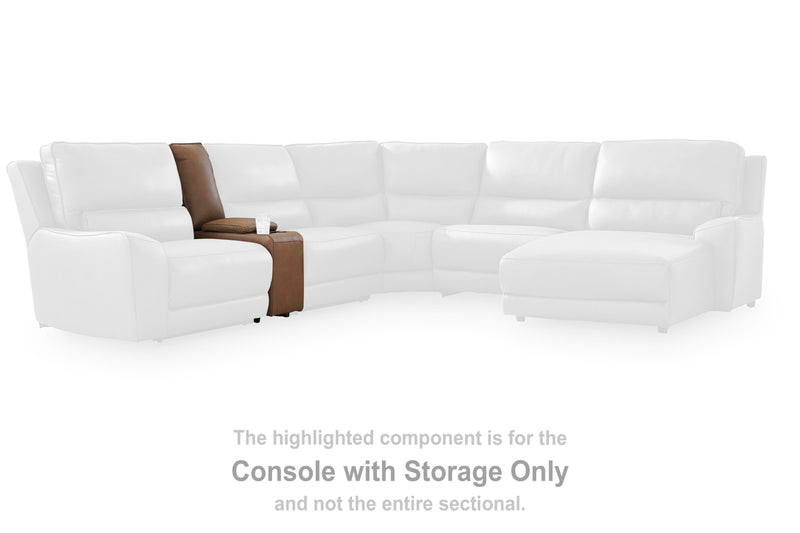 Silverbrooke Reclining Sectional with Storage Console