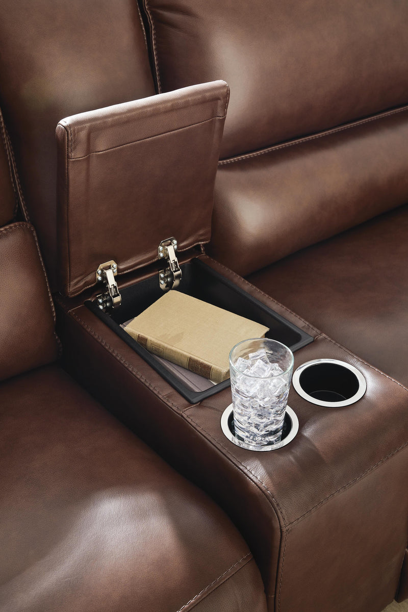 Silverbrooke Reclining Sectional with Storage Console