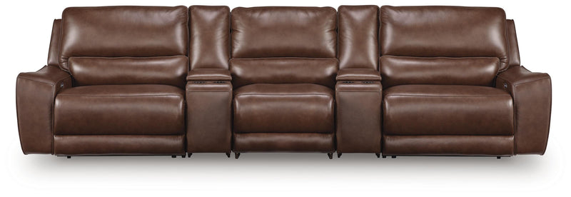 Silverbrooke Reclining Sectional with Storage Consoles
