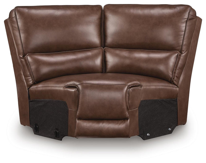 Silverbrooke Reclining Sectional with Chaise and Storage Consoles