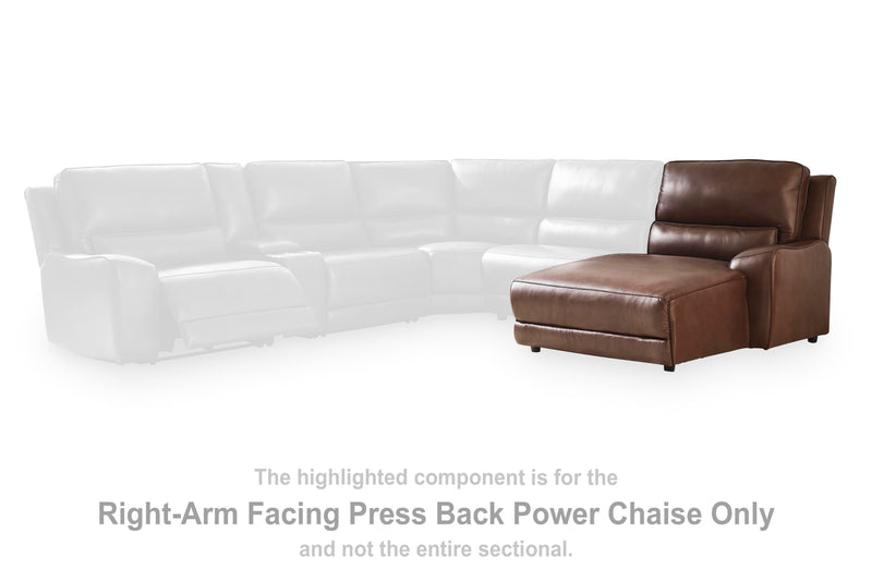 Silverbrooke Reclining Sectional with Chaise and Storage Consoles