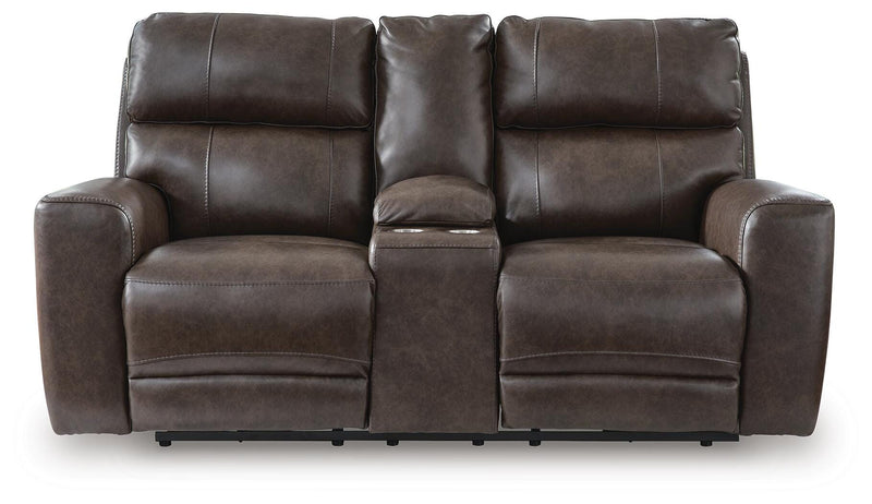 Beadel Power Reclining Loveseat with Console