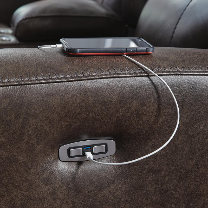 Beadel Power Reclining Loveseat with Console