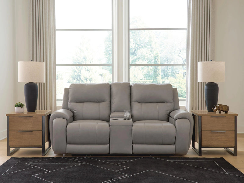 Trendsetter Power Reclining Loveseat with Audio Seating