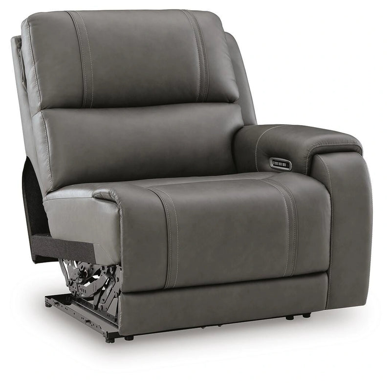 5Z-Harrenhurst Power Reclining Sectional Loveseat with Console